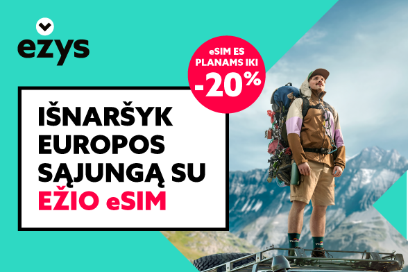 Ezys eSIM for Lithuania - Unlimited Data & 5G Speed